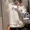 adidas Neo CNY Three Stripes Pattern Print Hoodie Sweatshirt Women Tops Off-White HM7483