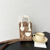 Mobile phone bag flower knitted bag niche versatile shoulder messenger bag trendy tote bag flower knitting
