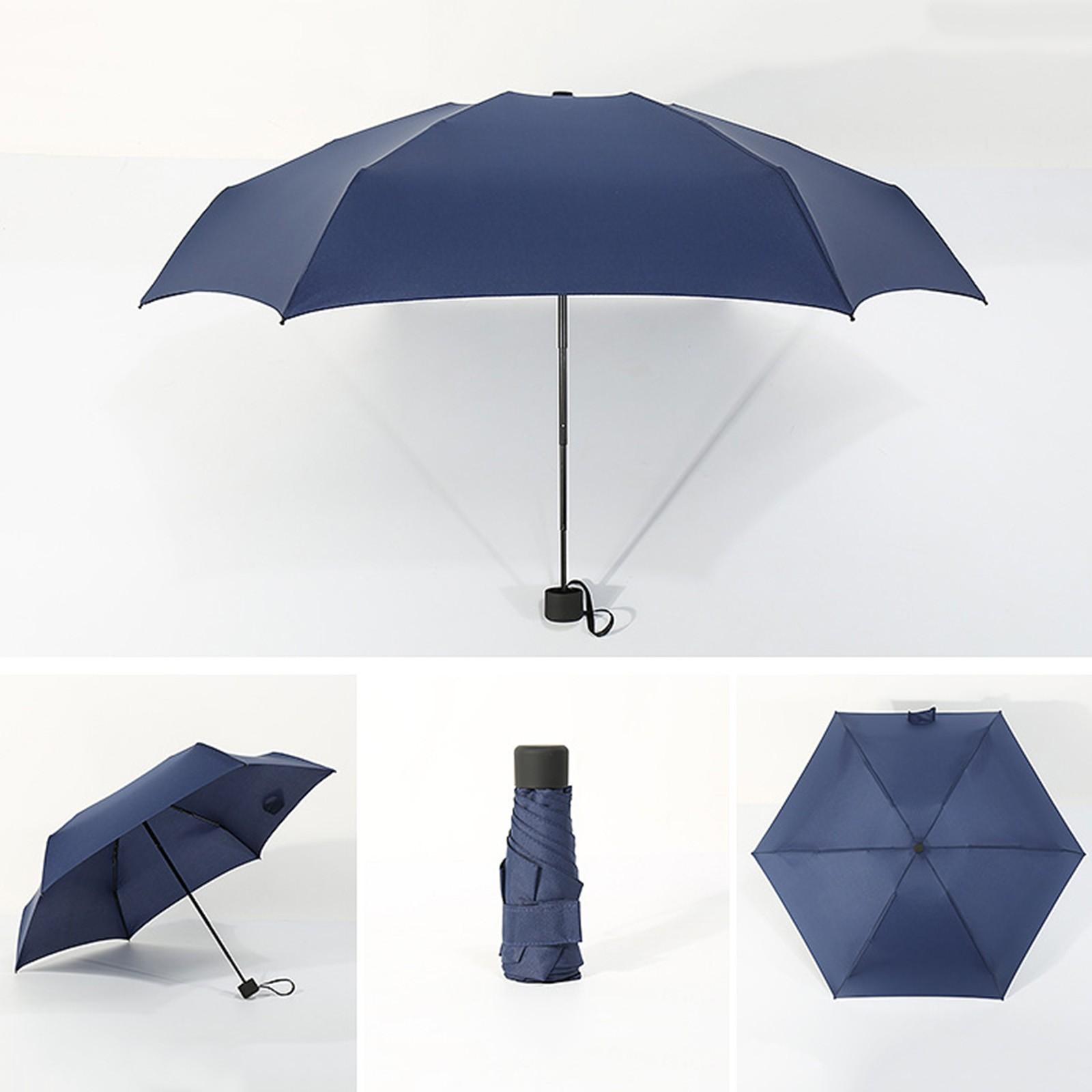 

Мини-капсула от солнца, 5-кратный складной зонт от солнца, складной карманный зонт, размеры 90 см, большие зонты