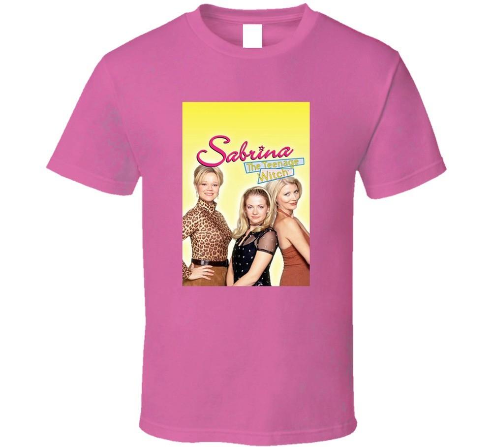 Sabrina The Teenage Witch Tv Show Tee 90s Television Series Cast T Shirt Unisex T-Shirt L