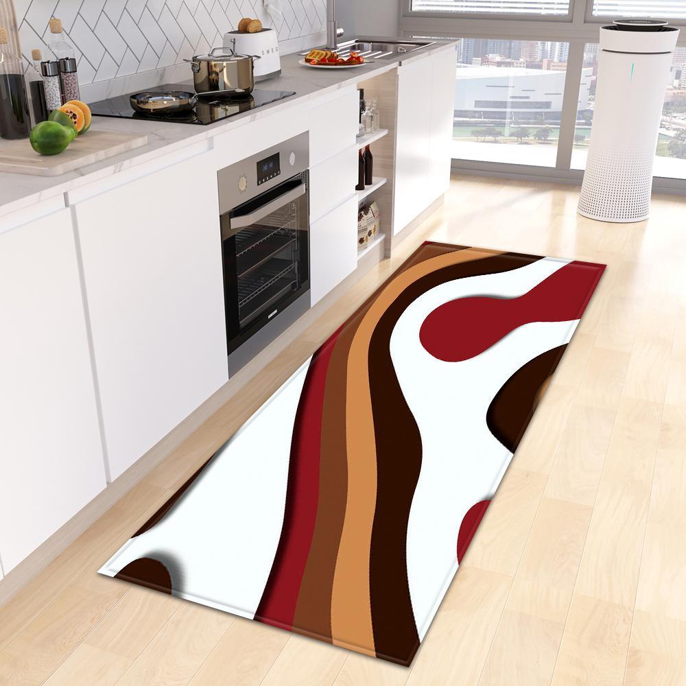 Moderne Küche Teppich Fußmatte Veranda Wohnzimmer Teppich Schlafzimmer Nachttisch Flur Boden rutschfeste Bodenmatte