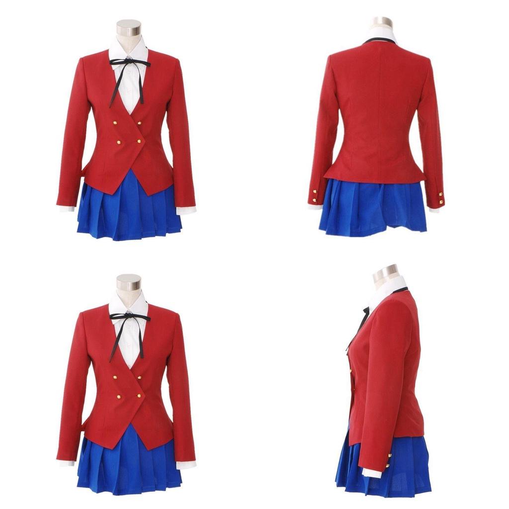 Stunning Dragon Tiger Toradora Aisaka Taiga Cosplay Costume Exquisite School Uniform For Large Sizes
