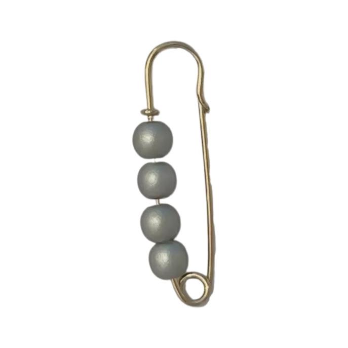 Pearl Waist Pin Brooch for Adjustable Skirt Fit
