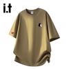 Izzue I.t. Unisex Loose Fit Cotton Crew Neck T-Shirt