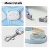 Vest-Style Puppy Leash Cat Walking Harness Teddy Bichon Bear Small Cat Chest Strap Out Cat Chain Pet Accessory