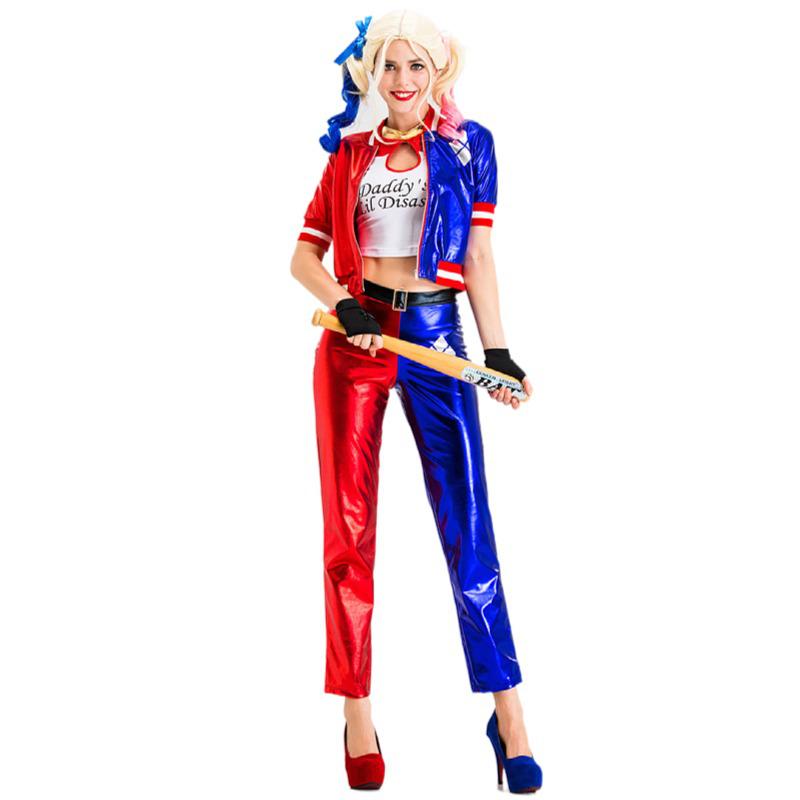 Harley Quinn Suicide Squad Halloween Costume for Cosplay and Role-Playing Small