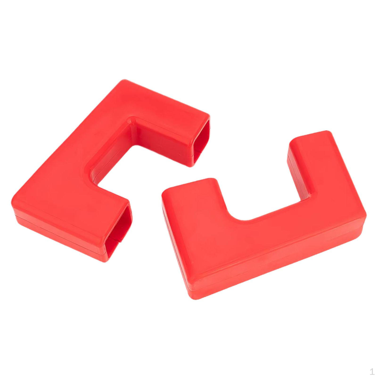 

2Pcs Tow Hooks Covers Rubber Car Accessories for Supplies Replacement Simple Installation