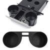 Car Interior Water Proof Console Cup Holder Insert Double Hole Holder Plastic Accessories For VW Transporter T5 2003 2004-2015