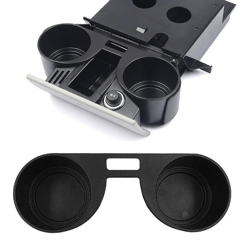 Car Interior Water Proof Console Cup Holder Insert Double Hole Holder Plastic Accessories For VW Transporter T5 2003 2004-2015