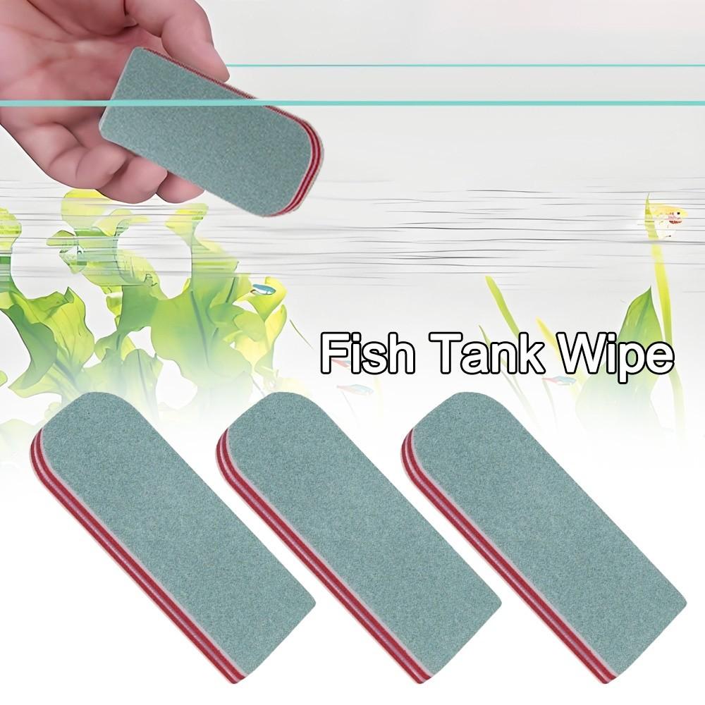 Durable Double-side Fish Tank Wipe No Dead Angle Descaling Cleaning Rags Clean Tool Multifunction Polishing Brush Home Cleaning