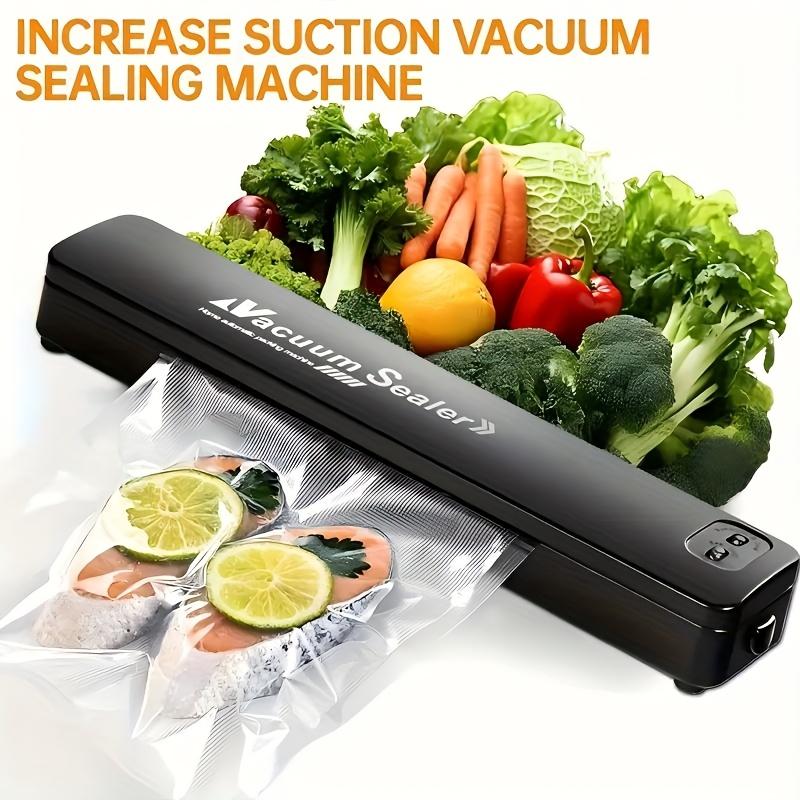 VacuumComes with 10 Vacuum Bags Sealer Household Automatic Vacuum Sealing Machine Plastic Sealing Food Vacuum Packaging Machine Vacuum Sealing Machine