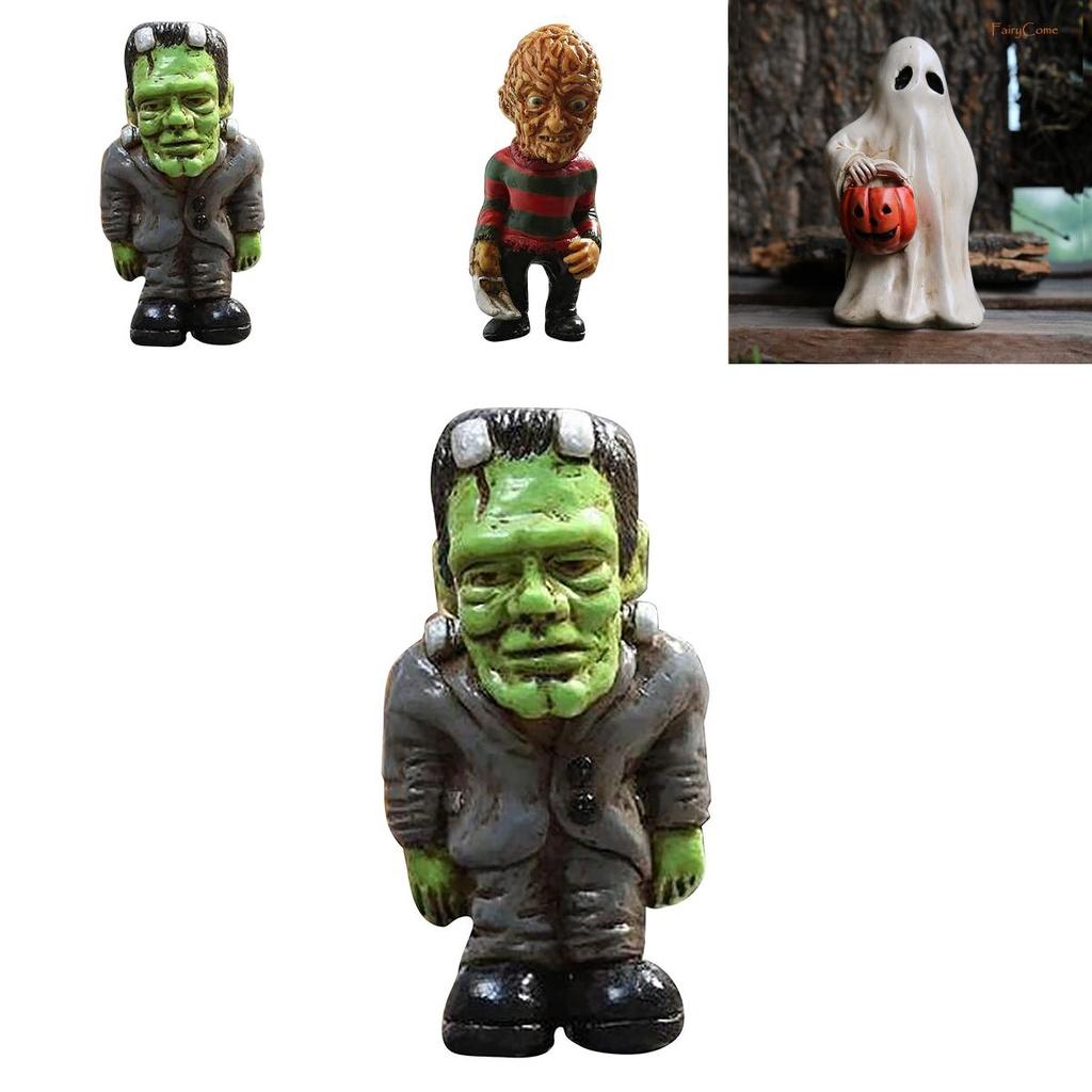 Spooky Horror Gnomes For Halloween Garden Decoration Hand-crafted Resin Figurines