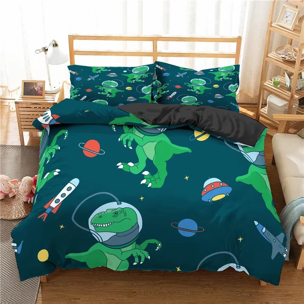 Geometric Pattern Down Comforter Set Bedding Set 3-piece Coverlet Set