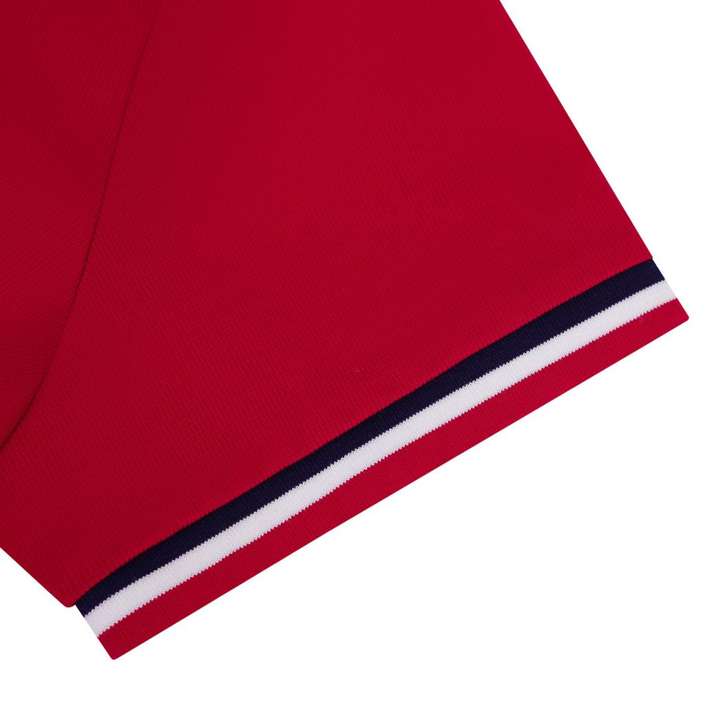 Li-Ning Fashionable Sports Casual Short Sleeve Breathable Polo Shirt Men tops Bull-Red APLW475-3
