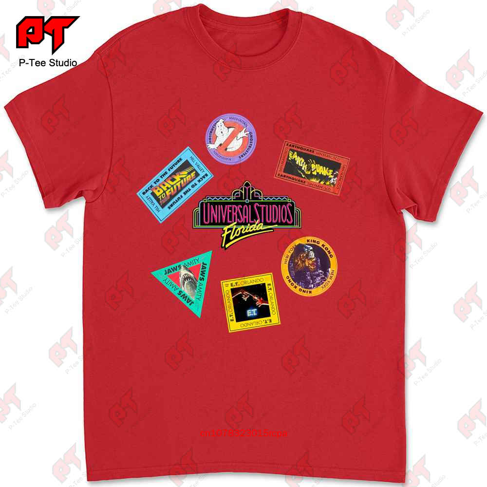 Vintage Orlando Florida Universal Studios T Shirt King Kong Ghost Busters Back To The Future Et Jaws URQ1 S