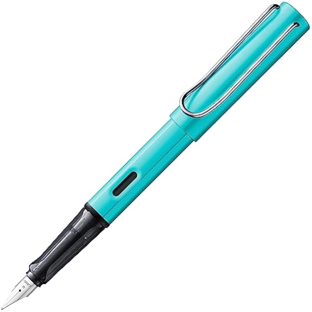 LAMY Al-Star Tourmaline Fountain Pen - Ergonomic Grip and Steel Nib Size B - Lightweight Aluminum...