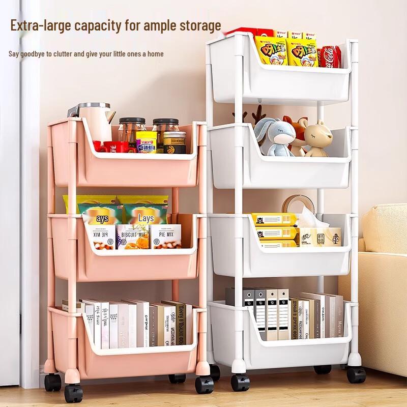 Zhaoran 4-Tier Rolling Utility Cart