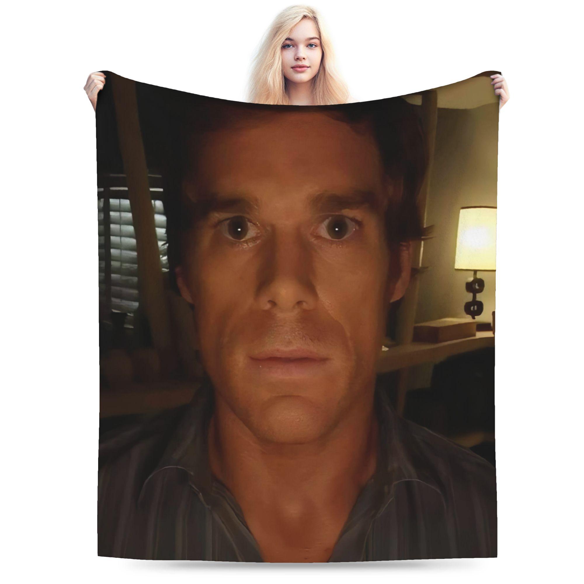

Dexter Morgan Warm Blanket Students Plush Throw Blanket Street Trend Couch Bed Flannel Bedspread Sofa Bed Cover 75cmx90cm