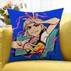 Jentry Chau   Various Sizes Square Pillow Case For Car Home Bedchamber Decor