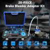 22-piece Brake Master Cylinder Bleed Adapter Kit, Brake Fluid Bleed Adapter Kit, Suitable for Bleeding or Adding Brake Fluid.