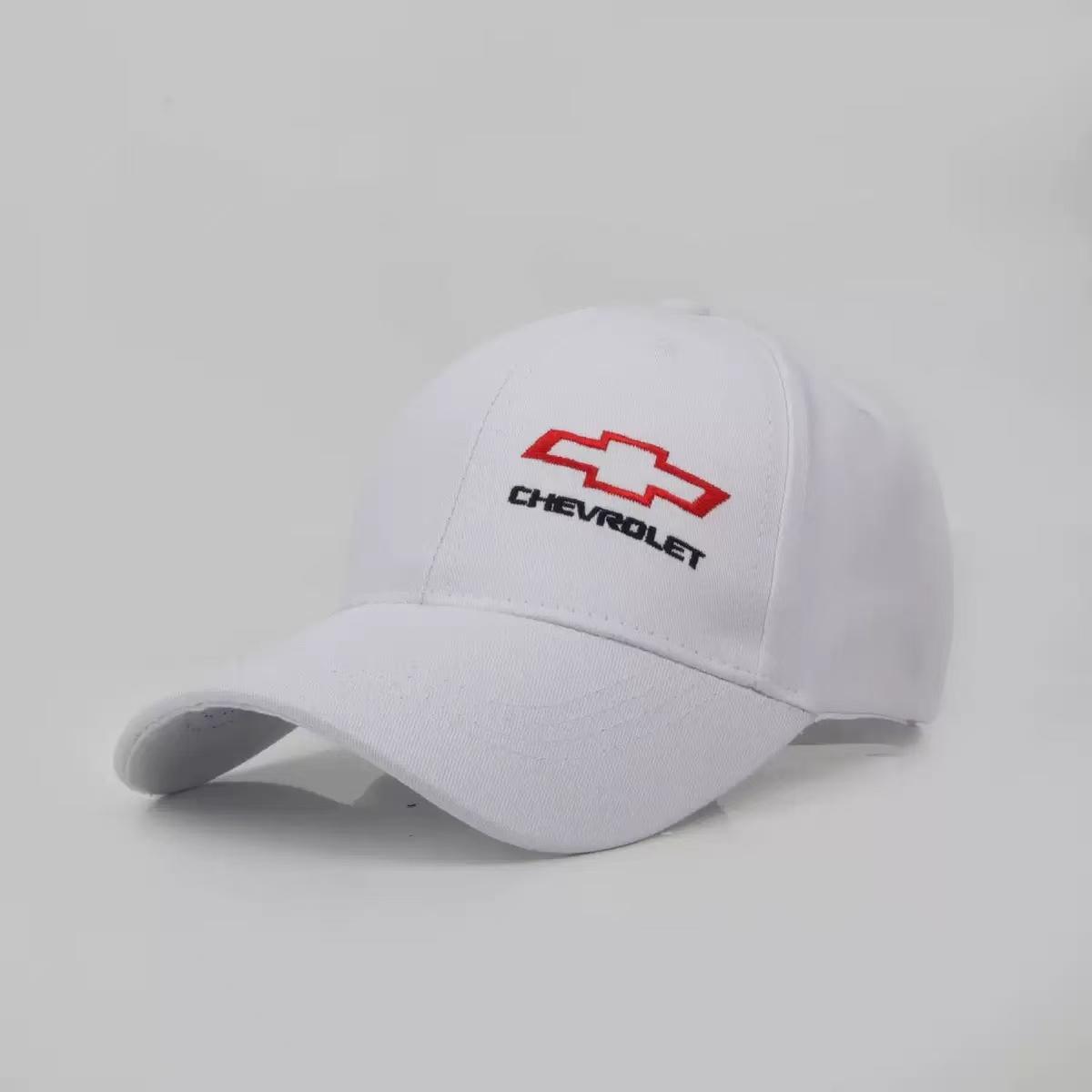 

New cotton embroidered cap with Chevrolet logo, featuring European and American trends, customizable with logo One Size чёрный