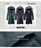 Trendy Winter Mid-Length Down Jacket with Fur Collar - Loose Fit, Hooded, Bestseller for Couples