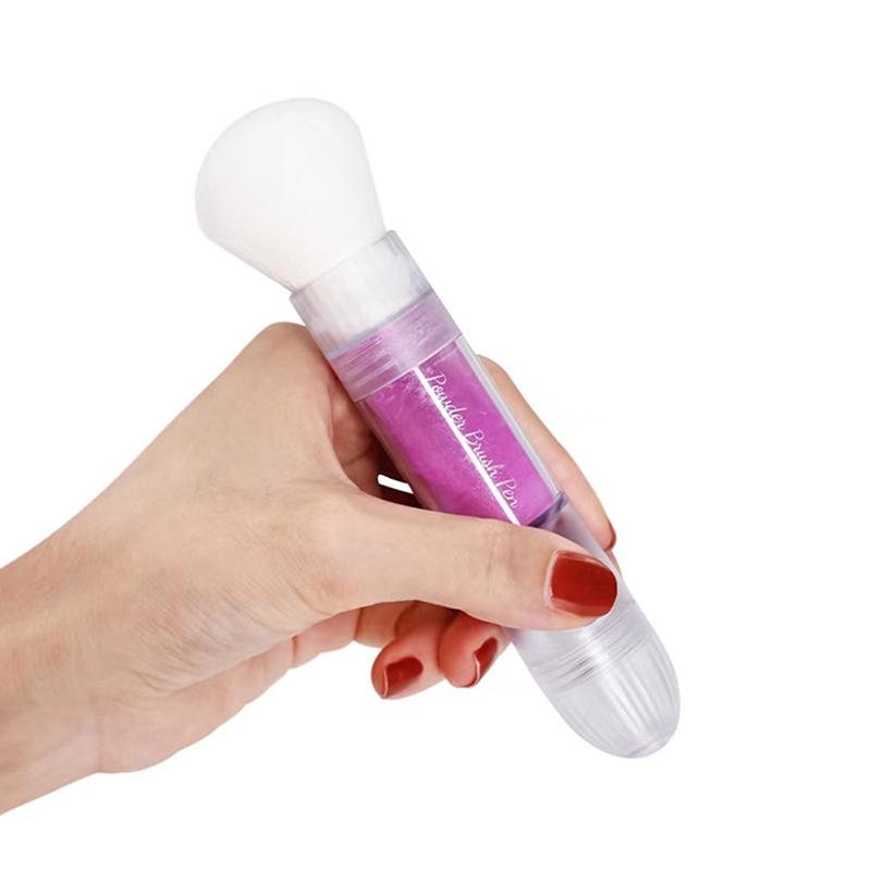 

Поднос для переработки пудры для ногтей, ручка с кистью, кисть для удаления пыли для нейл-арта, портативная коробка для хранения пудры для дип-дизайна, блесток, инструмент для маникюра