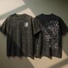 Attack On Titan Anime Oversize Acid Washed T-T-Shirt Eren Jeager Anime Tee Gift