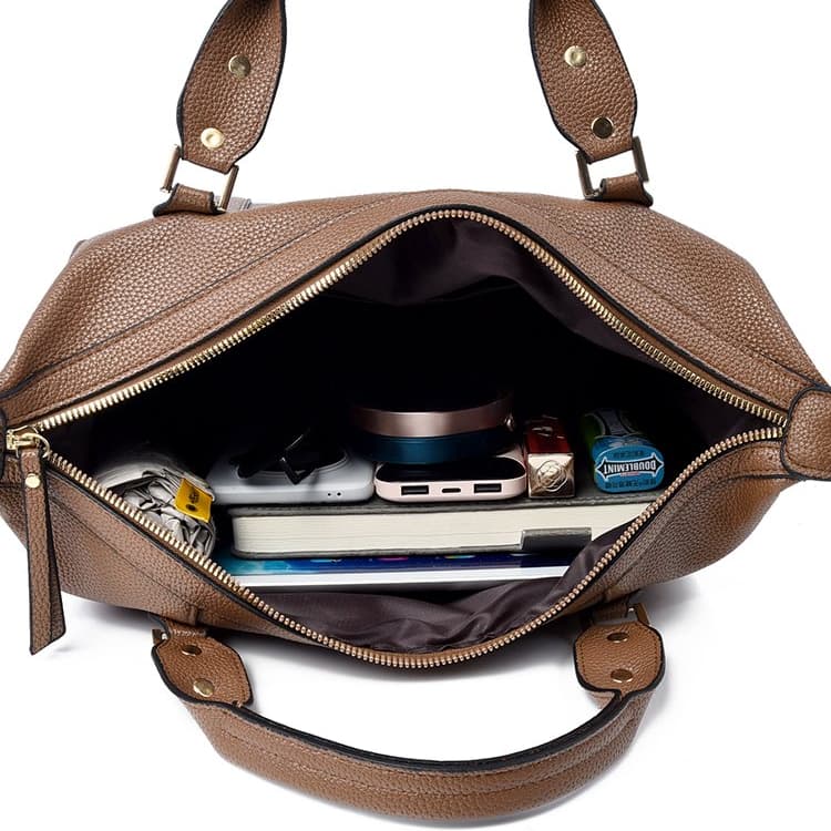 Lychee pattern Boston bag women's carry messenger bag