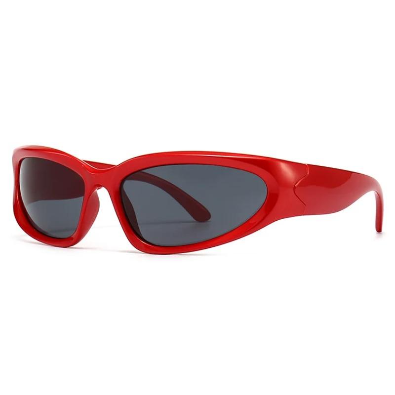 Unique Y2K Designer Luxury Sunglasses Women Rectangle Big Frame Sun Glasses For Men Outdoor UV Protection Classic 2000S Black Sh