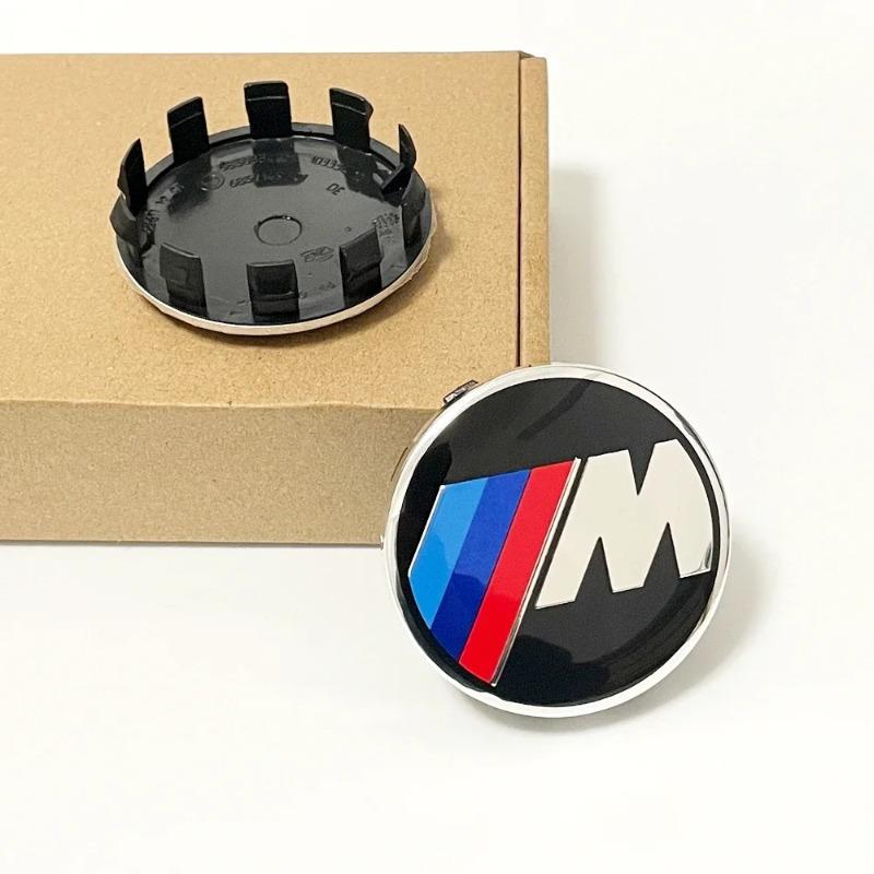 4 STÜCK BMW Radnabenkappen 68mm 56mm Blau Weiß Nabenkappe Für BMW E46 E90 E30 F10 F30 X5 X3 E39 F25 E60 E91 E87 M Autozubehör