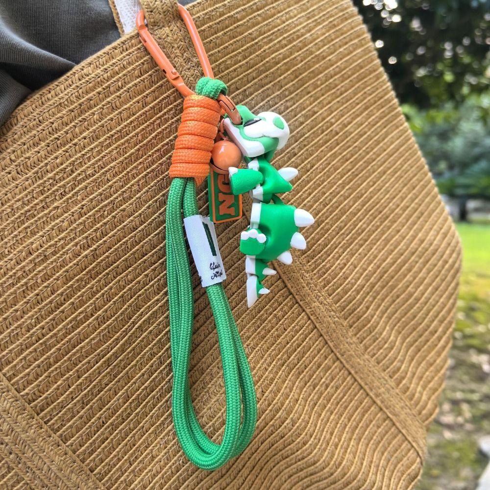 Small Size Stegosaurus Keychain Smooth Solid Material Backpack Hanging Ornament Party Favor