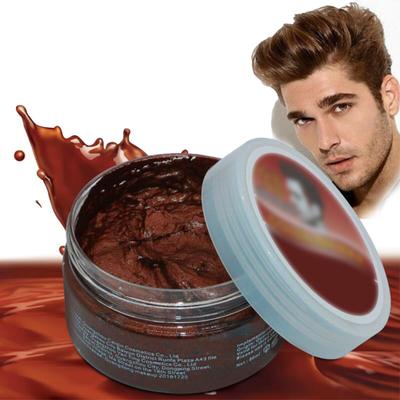 Yousheng 100G Jednorazowy Krem do Koloryzacji Włosów Zmywalny Bezpieczny Mężczyźni Kobiety Natychmiastowa Fryzura Tymczasowa Koloryzacja Włosów Wosk Błoto Cosplay Party Rekwizyty do Makijażu