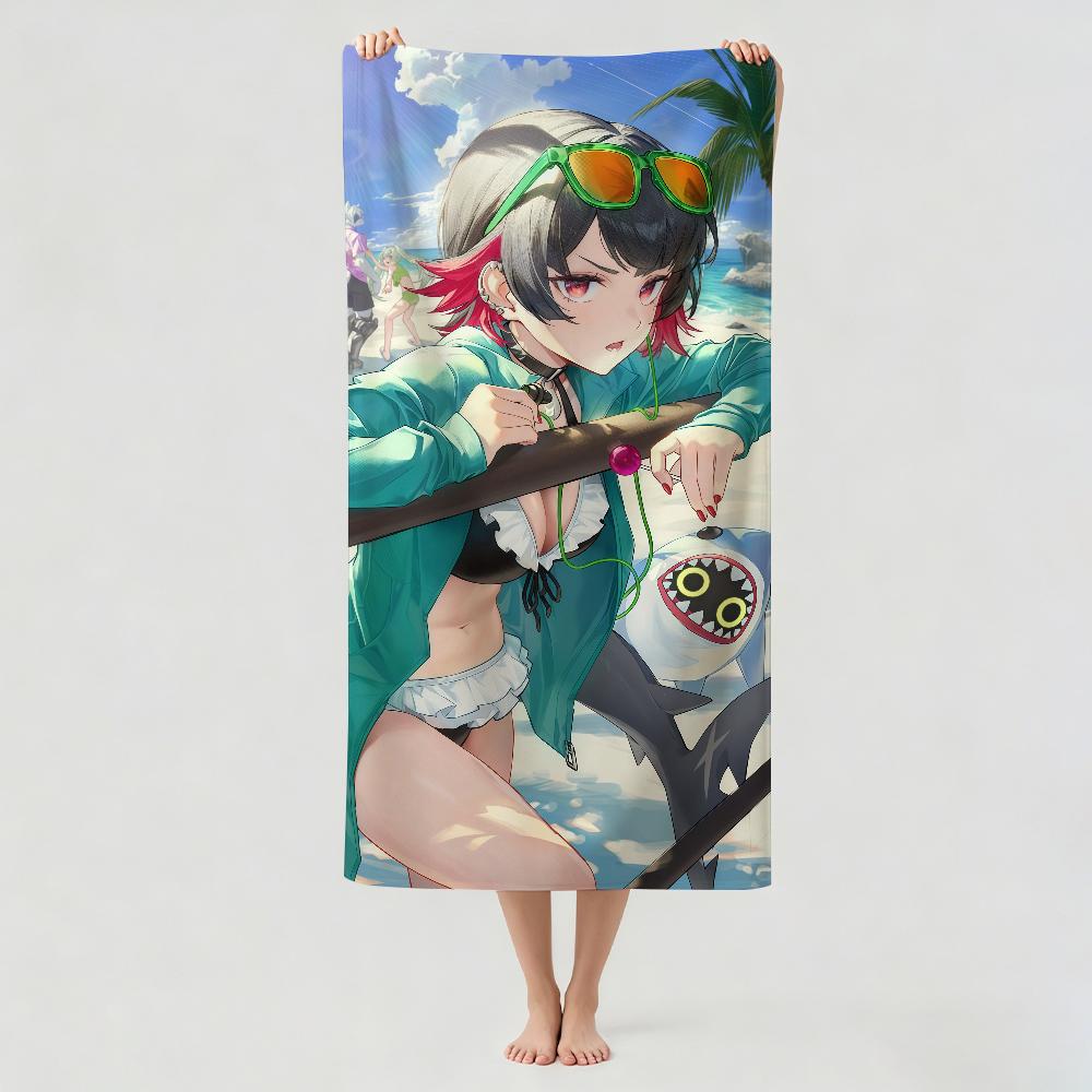 Game Zenless Zone Zero Ellen Towel Drying Bath Towel Applicable To Light Swimming Camping Yoga Beach Out