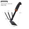 Three-Piece Gardening Tool Set: Small Shovel, Rake, and Hoe for Planting Vegetables