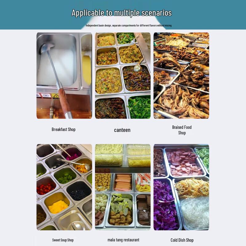 Homeglen 201 Stainless Steel Gastronorm Buffet Food Pan