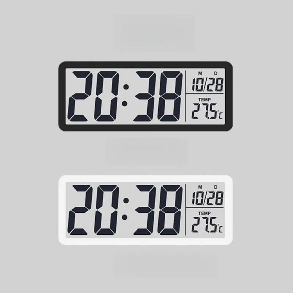 Large Screen Digital Wall Clock Humidity Desktop Clock Clear Visibility Electronic Clock  Bedroom