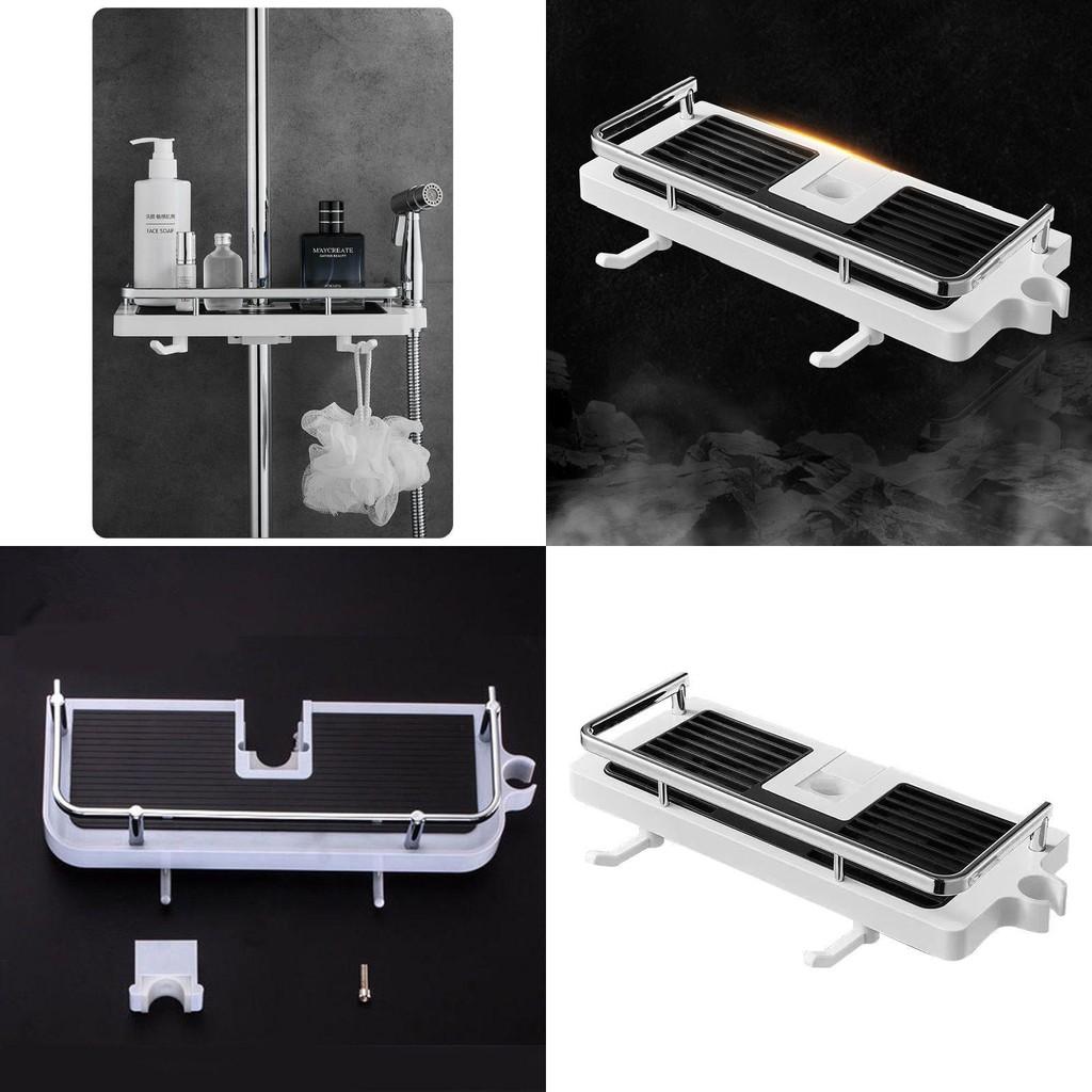 Included Bathroom Shower Shelf With For Easy Storage In Home Bathrooms
