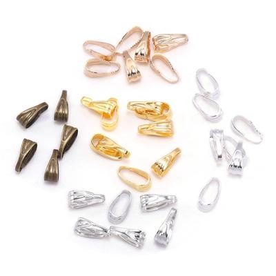 100 Stück/Los 7/8/11mm Anhängerverschluss Verbindungsstücke Goldfarbene Clips Verbindungsstücke Für Schmuckherstellung Zubehör Halsketten Zubehör