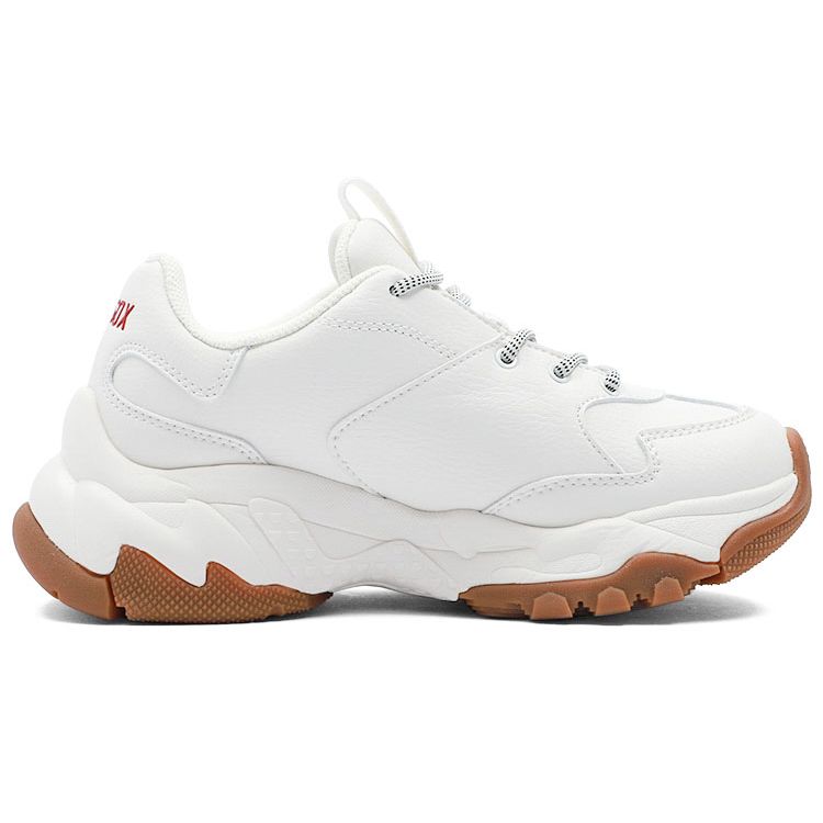 MLB Big Ball Chunky Boston Red Sox Retro Slip Resistant Durable Low Top Dad Shoes Unisex sneakers White 3ASHC601N-43IVS