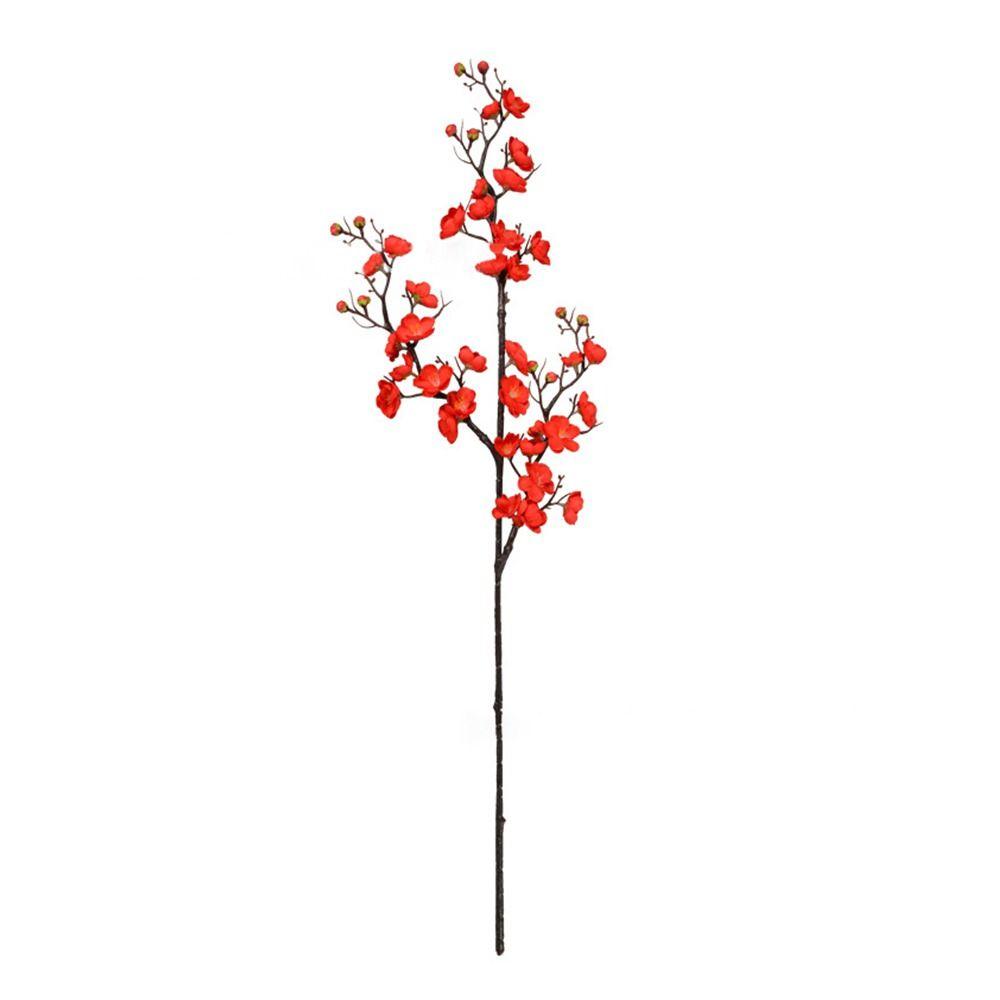Multistyles Artificial Flowers Short Red Home Party Decoration Plum Blossom Branch Home Decoration