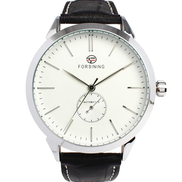 Automatic Watch Elegant Simple Beautiful Classic Silver Gold Mechanical Watch Watch No-brand ATW032-PGWH Men's [Product]