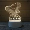 3d Nightlight Vision Bedroom Creative Desk Lamp Diy Holiday Gift Usb Direct Plug