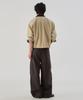 Ousa Cut-Out Dart Slacks - Brown