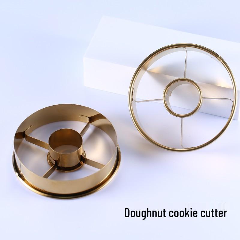 Moule Multifonctionnel en Acier Inoxydable 430 pour Mousse & Beignets Outil de Cuisson pour Gâteaux