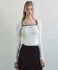 Etosome Deep Square Neck Long Sleeve (Off-White)