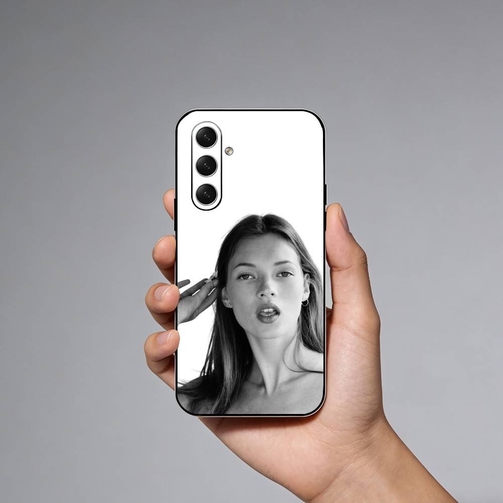 Model K-Kate Moss Phone Case For Samsung Galaxy A73,A72,A71,A70,A52,A51 Others Soft Black Cover