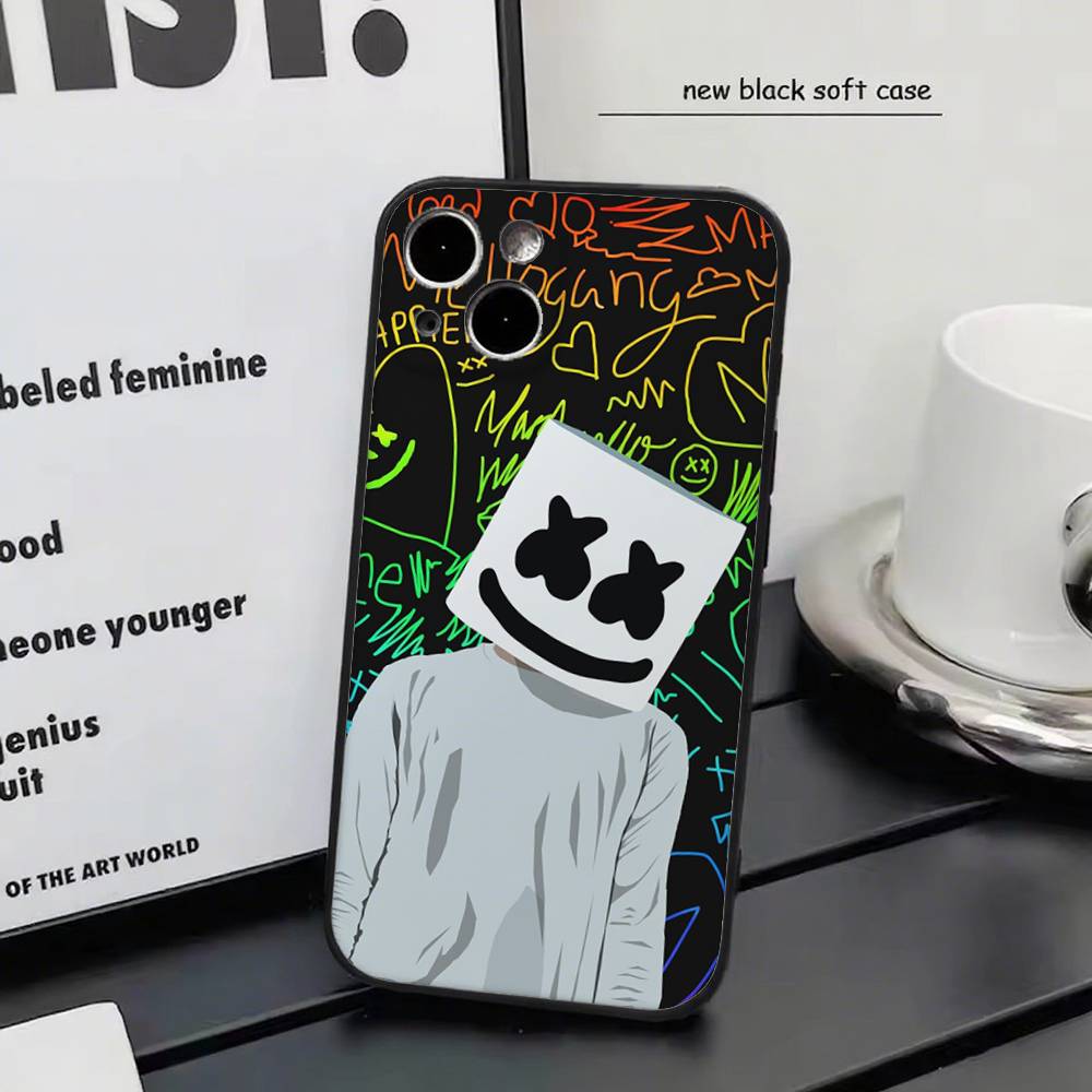 Cool Street Brand Boy for iPhone 15 16 14 Plus 13 12 11 17 Pro Max 17 Air Black Soft Phone Cover