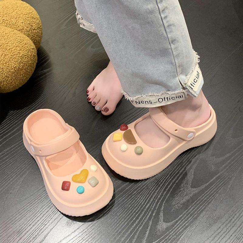 2025 Women's Non-Slip Thick Bottom Sandals for Indoor & Outdoor Use