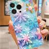 Vibrant Snowflake Anti-drop Clear Case for iPhone 14/15/16/17 Promax Series